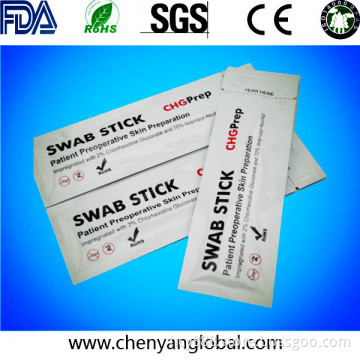 Chg China Manufacture Disposable Alcohol Swabs for Medical Use (different sizes available)